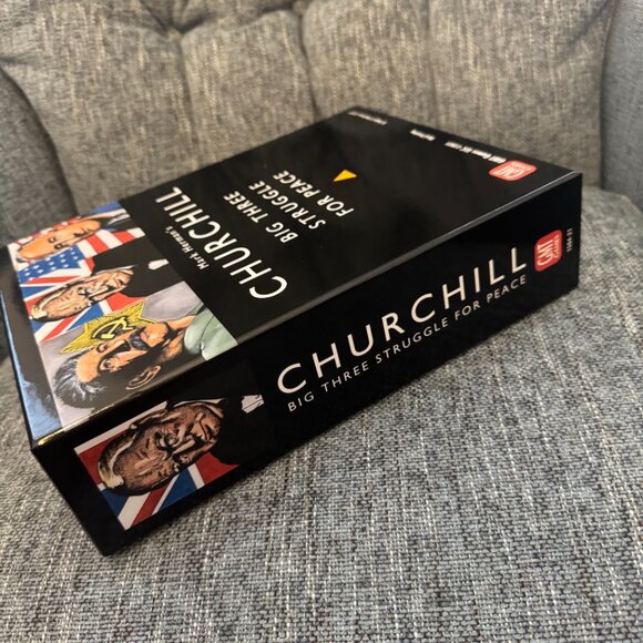 Churchill - Big Three Struggle for Peace (open, unpunched, cards sealed) GMT - Picture 5 of 14